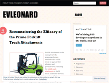 Tablet Screenshot of evleonard.wordpress.com