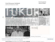 Tablet Screenshot of ernstmuseumenglish.wordpress.com