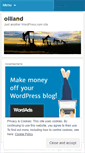 Mobile Screenshot of oilland.wordpress.com