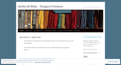 Desktop Screenshot of mickytissages.wordpress.com