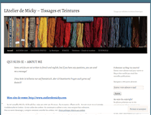 Tablet Screenshot of mickytissages.wordpress.com