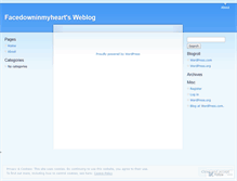 Tablet Screenshot of facedowninmyheart.wordpress.com