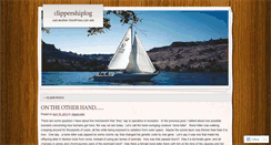 Desktop Screenshot of clippershiplog.wordpress.com