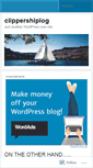 Mobile Screenshot of clippershiplog.wordpress.com