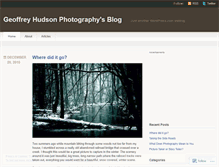 Tablet Screenshot of geoffreyhudsonphotography.wordpress.com