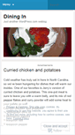 Mobile Screenshot of diningin.wordpress.com