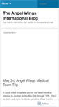 Mobile Screenshot of angelwingsblog.wordpress.com