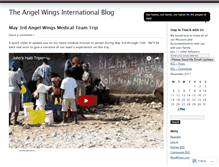 Tablet Screenshot of angelwingsblog.wordpress.com