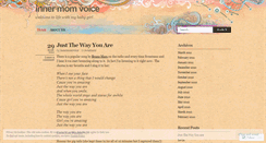 Desktop Screenshot of innermomvoice.wordpress.com