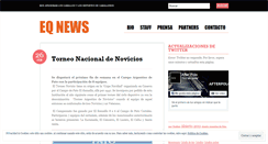Desktop Screenshot of eqnews.wordpress.com