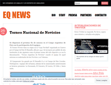 Tablet Screenshot of eqnews.wordpress.com