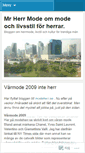 Mobile Screenshot of herrmode.wordpress.com