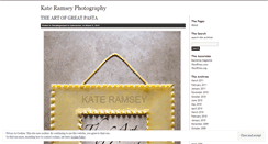 Desktop Screenshot of kateramsey.wordpress.com