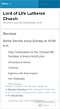 Mobile Screenshot of lordoflifelutheran.wordpress.com