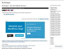 Tablet Screenshot of koucingas.wordpress.com