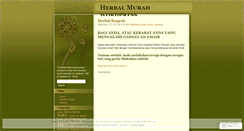 Desktop Screenshot of herbalmurah.wordpress.com