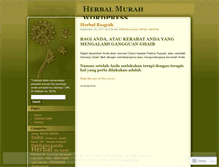 Tablet Screenshot of herbalmurah.wordpress.com