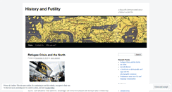 Desktop Screenshot of historyandfutility.wordpress.com