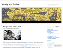 Tablet Screenshot of historyandfutility.wordpress.com