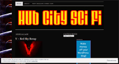 Desktop Screenshot of hubcityscifi.wordpress.com