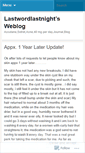 Mobile Screenshot of lastwordlastnight.wordpress.com