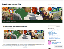 Tablet Screenshot of brazilianculturefile.wordpress.com