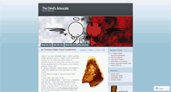 Desktop Screenshot of diaboliadvocatus.wordpress.com