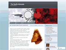 Tablet Screenshot of diaboliadvocatus.wordpress.com