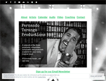 Tablet Screenshot of fernandotarango.wordpress.com