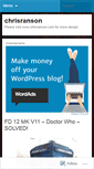 Mobile Screenshot of chrisranson.wordpress.com