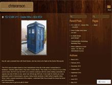 Tablet Screenshot of chrisranson.wordpress.com