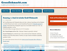 Tablet Screenshot of grossflohmarkt.wordpress.com