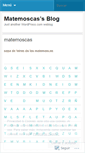Mobile Screenshot of matemoscas.wordpress.com