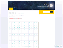 Tablet Screenshot of matemoscas.wordpress.com