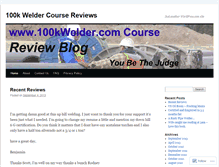 Tablet Screenshot of 100kwelder.wordpress.com