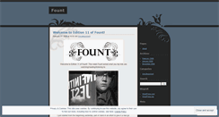 Desktop Screenshot of fountblog.wordpress.com