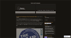 Desktop Screenshot of baronandcompany.wordpress.com