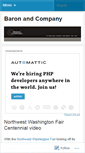 Mobile Screenshot of baronandcompany.wordpress.com