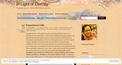 Desktop Screenshot of inlightofeternity.wordpress.com