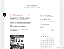 Tablet Screenshot of bjarebokhandel.wordpress.com