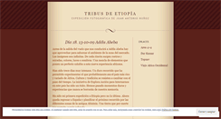 Desktop Screenshot of etiopia09.wordpress.com