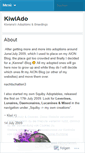 Mobile Screenshot of kiwiado.wordpress.com