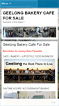 Mobile Screenshot of geelongbakerycafeforsale.wordpress.com