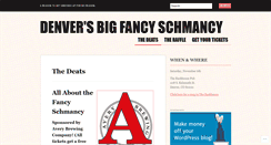 Desktop Screenshot of bigfancyschmancy.wordpress.com