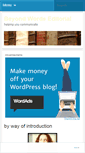 Mobile Screenshot of beyondwordseditorial.wordpress.com