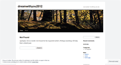 Desktop Screenshot of dreamwithyou2012.wordpress.com