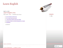 Tablet Screenshot of englishclasslive.wordpress.com