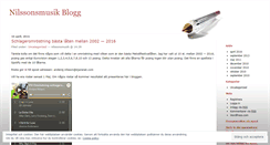 Desktop Screenshot of nilssonsmusik.wordpress.com