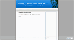 Desktop Screenshot of nossasenhoradasalete.wordpress.com