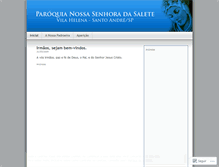 Tablet Screenshot of nossasenhoradasalete.wordpress.com